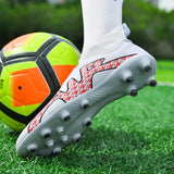 Society Soccer Cleats Soccer Shoes Men's Training Sport Footwear Professional Field Boot Fg Tf Soccer Mart Lion   