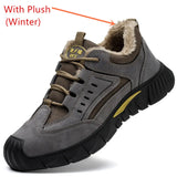 Winter safety shoes with plastic toe cap insulation 6kv electrician protective work puncture proof work safety sneakers MartLion With Plush 37 