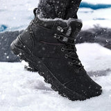 Winter Men Boots Warm  Outdoor Men's Snow Boots Non-slip Men Cotton Boots Lightweight Waterproof Working Ankle Boots MartLion   