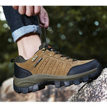 Men's Hiking Shoes Outdoor Anti Slip Hiking Boots Trekking Lace-Up Mountain Climbing Mart Lion   