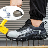 Men's Safety Work Shoes For Industrial Working Boots Puncture Proof Anti-smash Steel Toe Indestructible Sneakers MartLion   