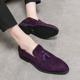 Suede Leather Men's Loafers Shoes Soft Dress Slip On Casual Moccasins Soft Formal Leisure Social Mart Lion   