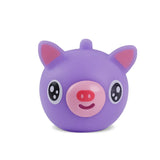 Funny Talking Animal Pinch Press Ball Tongue Out Stress Reliever Toys for Kids Adult Baby Toy Soft Rebound Toy Slow Rising MartLion Purple Bear  
