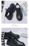 Men Formal Shoes Casual Business Leather Shoe British Style Student Thick Soled Lace Up Round toe Non Slip Outdoor Shoes MartLion