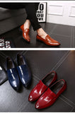 Men's Classic Retro Loafers Microfiber Leather Casual Shoes Wedding Party Moccasins Outdoor Driving Flats Mart Lion   