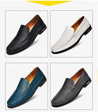 Slip On Leather Casual Shoes Men's Loafers Luxury Hombre Homme Social slip-ons MartLion   
