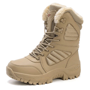 Winter Boot Men's Waterproof Ankle Boots Men Thick Plus Warm Large Snow Hiking Boots Outdoor Cotton Shoes Sneakers MartLion