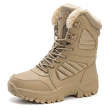 Winter Boot Men's Waterproof Ankle Boots Men Thick Plus Warm Large Snow Hiking Boots Outdoor Cotton Shoes Sneakers MartLion