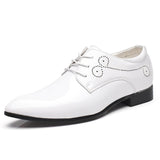 Luxury Shoes Men's Formal Oxford Leather Dress Pointed Wedding Mart Lion   