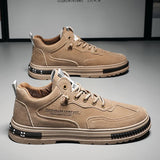 Casual Sneaker Men's Wear-Resistant Breathable Trendy All-match Outdoor Platform Spring MartLion Khaki 39 