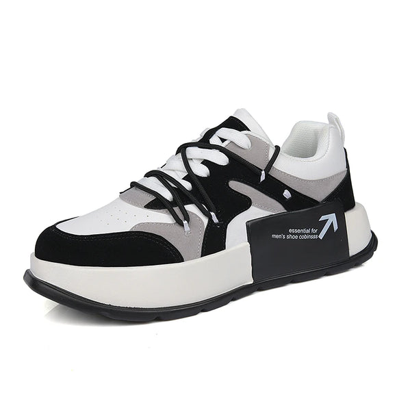  Trendy Vulcanized Shoes Breathable Sneakers Outdoor Running Casual Non-slip Men's MartLion - Mart Lion
