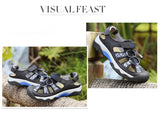 Men's Sandals Classic Summer Beach Breathable Casual Flat Outdoor Non-slip Wading Shoes Mart Lion   