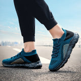 Light Casual Running Shoes Men's Unisex Comfot Mesh Sock Sneakers Women Summer Breathable Athletic Jogging Walking Mart Lion   