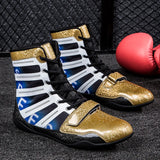 Training Shoes Men's Luxury Boxing Sneakers High Ankle Light Weight Wrestling Shoes Flighting MartLion   