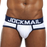 Clearan Men's Underwear Brief Mesh Underpants Jockstrap Gay briefs Cuecas Brief Bikini Srting Mart Lion 322 white M 