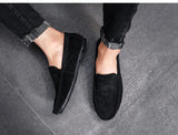Genuine Leather Men's Loafers Zapatos De Hombre Formal Dresses Shoes Casual Green Orange Moccasin Sneakers Flats MartLion   
