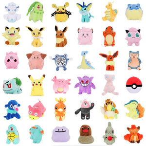 Pokemon Plush Toy Pikachu Stuffed Eevee Charmander Squirtle Charizard Blastoise Bulbasaur Anime Figure Doll Baby Christmas Gift MartLion   