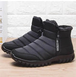 Men's Boots Snow Fur Man Shoes Cotton Shoes Keep Warm Boots Male Platform Sneakers Winter Men's Work Shoes Footwear MartLion