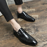 British Men's Dress Shoes Elegant Split Leather Formal Social Oxfords Mart Lion   