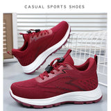 Walking shoes for women's spring sports have a textured breathable single trend MartLion   