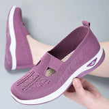 Women's Summer Footwear Cotton Platform Shoes Breathable Slip On Loafers Elegant Ballet Flats Tennis Boat MartLion   