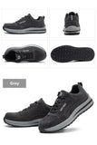 safety autumn shoes breathable work anti stab work sneakers with steel toe indestructible anti smashing MartLion   