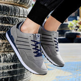 Breathable Sneakers Men Sport Running Shoes Women Light Athletic Shoes Leather MartLion   