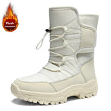 Winter Women Ankle Boots Keep Warm Women's Snow Boots Outdoor Slip on Platform Women's Hiking Boots Thickened Plush Women Boots