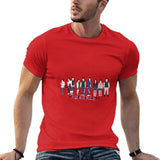T-Shirt sweat shirts short kawaii clothes for men's MartLion Red S 