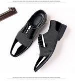 Men's Dress Shoes Breathable Casual Formal Wedding Party Dress Flats Lace Up Loafers Casual Mart Lion   