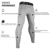Men's Running Leggings Sportswear Quick Dry Gym Fitness Tights Workout Training Jogging Sports Trousers Compression Sport Pants MartLion