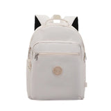 A4 Capacity 15.6 14 inch Laptop Women Men's Backpack Schoolbag Travel Bag Blue Green Black Red White MartLion off white  