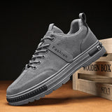 Winter Anti Slip Breathable Men's Casual Ankle Boots Tooling Boots Lace-up Shoes Sneakers MartLion grey 1 39 