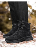 Men's Tactical Hiking Boots Shock-absorbing and Anti Slip Desert Boots Outdoor Camping Hiking Work Shoes Winter Boots MartLion