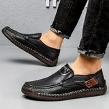 Leather Men Shoes Casual Men Loafers Slip On Leather Shoes Men MartLion   