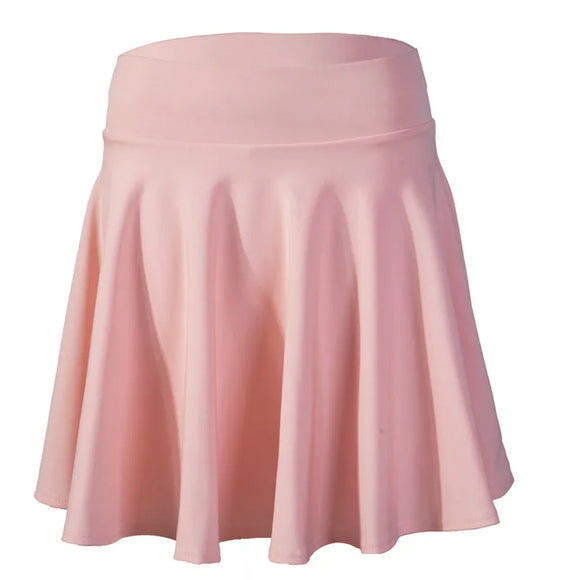 Flared Skirts Women's Basic Shorts Skirt Black Casual Mini Skater Medium Pleated Fluffy Skirt MartLion   