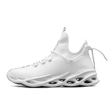 Men's Running Shoes Sport Trend Lightweight Walking Sneakers Breathable Zapatillas Mart Lion white 39 