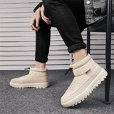Padded Thickened Snow Boots Anti-slip Casual Men's Shoes Lightweight Cotton MartLion   