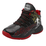 Boys Brand Basketball Shoes Kids Sneakers Thick Sole Non slip Children Sports Child Boy Basket Trainer MartLion 909-black red 31 