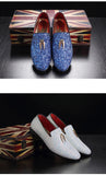 Men's Casual Shoes Sequins Bling Glitter Party Wedding Flats Light Driving Loafers Moccasins Mart Lion   