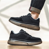 Fujeak Breathable Mesh Vulcanized Shoes Casual Non-slip Sneakers Trendy Men's Mart Lion   