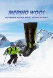  1 Pair Merino Wool Ski Sock Winter Thermal Sock Men's Women Sports Sock Thick Long Compression Warm Sock For Hiking Camping Sock MartLion - Mart Lion