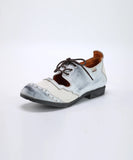 Women's Handmade Leather Sandals With Open Backs MartLion WHITE 36 