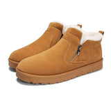 Snow Boots Winter Shoes Fur Men's Outdoor Platform Winter Sneakers Warm Cotton Work Boots Footwear MartLion   