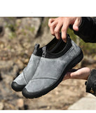 Men's Leather Casual Shoes Luxury Breathable Soft Driving Anti-slip Hand Walking Sports MartLion   