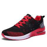 Luxury Designer Men's Atmospheric Air Cushion Walk Shoes Tennis Basket Sneakers Casual Running Footwear MartLion 002 Black Red 45 