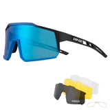 Cycling Glasses TR90 Frame Men's Women Outdoor Sports Sunglasses Cycling Driving Baseball Running MartLion 06 4lens 