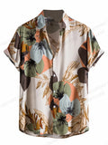 Floral Shirts Men's Shirts Hawaiian Casual Camp Vocation Beach Blouse MartLion