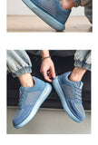 Fujeak Breathable Mesh Vulcanized Shoes Casual Non-slip Sneakers Trendy Men's Mart Lion   