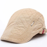 Cotton Beret Hats Men's Summer Flat Cap Vintage Casquette Caps Fall Berets Women Men's Hat for Auntumn Winter MartLion Beige  